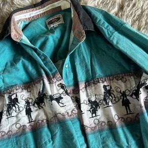 90s western flannel